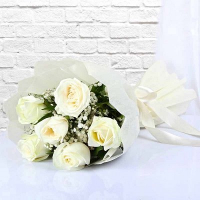 Bouquet de fleurs White Elegance